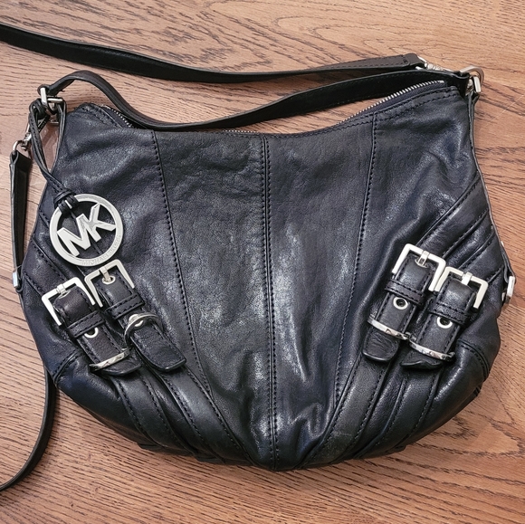 MICHAEL KORS Milo Loden Crossbody Bag - Picture 1 of 8